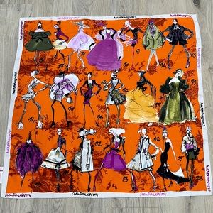 AUTHENTIC CHRISTIAN LACROIX 100% SILK SCARF. USED. IN GOOD NEW CONDITION.